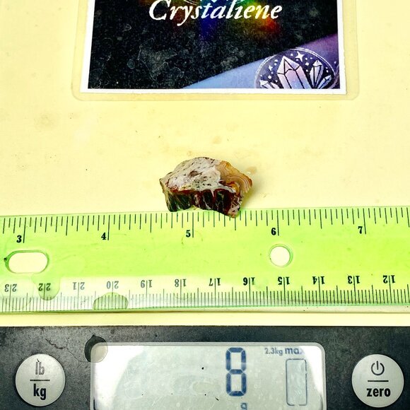 Mexican Crazy Lace Agate, Raw Rough Natural Lapidary Cabochon Material - Picture 11 of 11